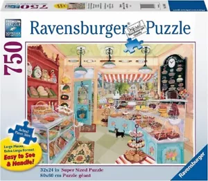 Ravensburger 750 Piece Large Format Jigsaw Puzzle - Corner Bakery - Picture 1 of 1