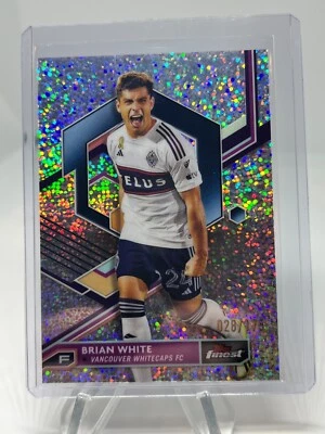 2023 Topps Finest MLS Brian White Speckle Refractor /175 #72 - Image 1 of 2