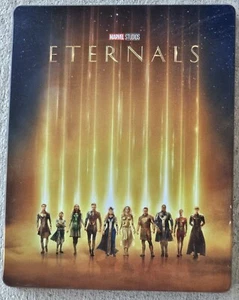 Marvel Eternals 4k Ultra HD Blu Ray Exclusive Steelbook Pre-owned  - Imagen 1 de 3