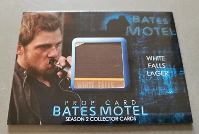 2015 Bates Motel SDCC Prop Card SDBP8 WHITE FALLS LAGER 01/17 Max Theriot RARE - Image 1 of 4