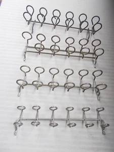 Vtg Set of 4 Pegboard Multi Tool Utility Hook Accessory Holders - Picture 1 of 3