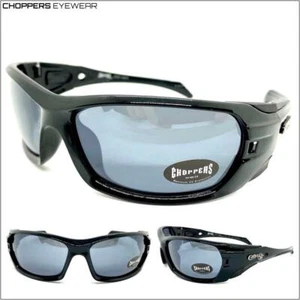 Men MOTORCYCLE Riding CHOPPERS SUN GLASSES Protective Eyewear Shatter Proof Lens - Picture 1 of 8
