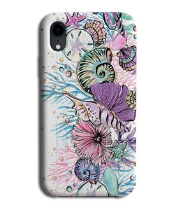 Seabed Shells Painting Phone Case Cover Drawing Seashell Seashells Mermaid F951 - Picture 1 of 1