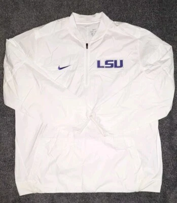 Chaqueta de fútbol americano Nike 2022 LSU Tigers emitida por el equipo Nike bolsillos XXL Foto 1 de 4