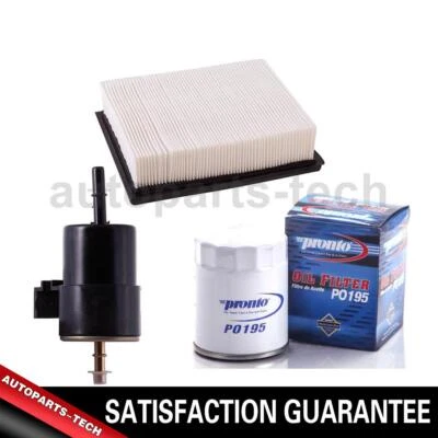 3x Filtro de aceite de motor Pronto filtro de aire filtro de combustible para Mazda B2300 2001~2001 Foto 1 de 4