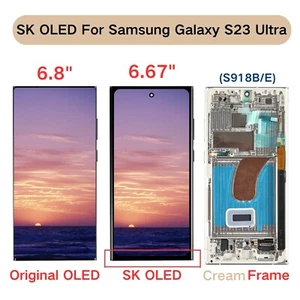 For Samsung Galaxy S23 Ultra S918E/B SK Display OLED LCD Touch Screen Replace - Picture 1 of 6