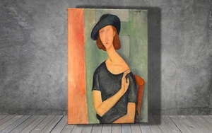 Amedeo Modigliani Jeanne Hebuterne CANVAS PAINTING ART PRINT 2193 - Picture 1 of 8