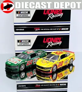 JOEY LOGANO 2024 SHELL & HUNT BROTHERS 2-CAR COMBO DEAL 1/24 ARC - Picture 1 of 9
