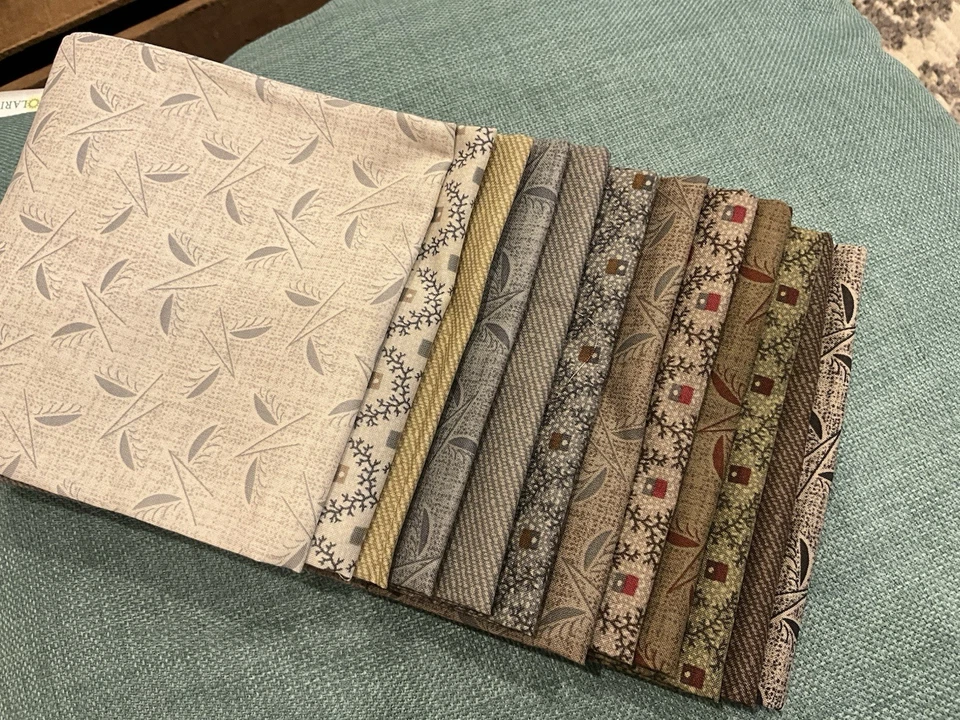 Lecien’s Mrs. March’s 古董收藏 Taupes、Greys、Browns 12 FQs — 第 1/1 张图片