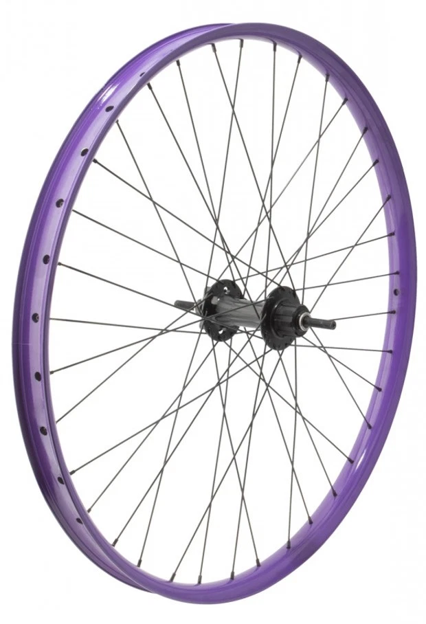 SE Bikes Maniacc Flyer Front Wheel  27.5" 36H SV 6B Disc Purple - Image 1 of 1