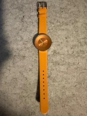 Reloj de cuarzo para mujer Lambretta Cielo esfera naranja correa funcionando Foto 1 de 4