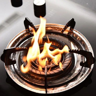 100 copri bruciatori rotondi per elettriche, fodere per bruciatori in - Immagine 1 di 4