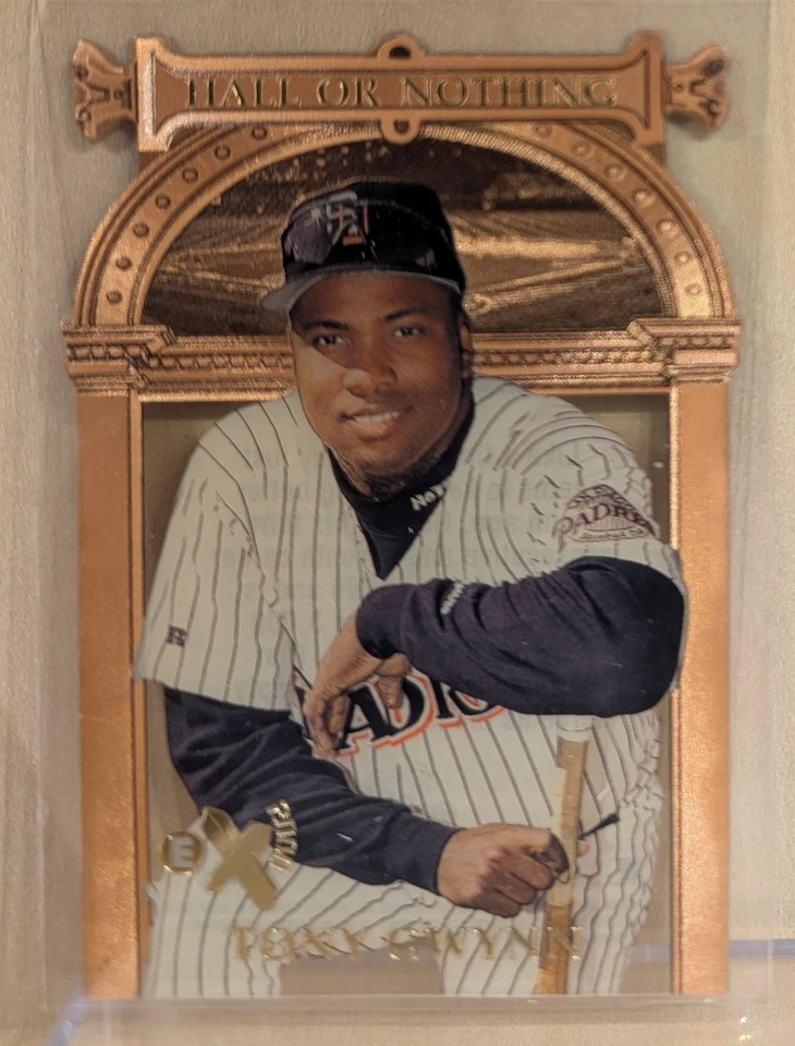 1997 EX 2000 Hall or Nothing COPPER Tony Gwynn #8 RARE ACETATE DIE CUT INSERT - Image 1 of 2