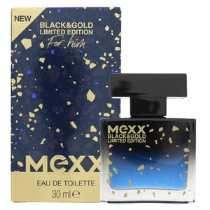 Mexx Black & Gold Limited Edition Man Eau de Toilette 30ml fruchtiger Herrenduft - Bild 1 von 4