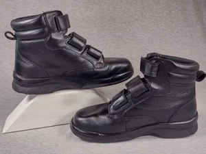 Apex Biomechanical Triple Strap Work Boots Mens 8.5 XW Black Leather B4200M Wide - Picture 1 of 13