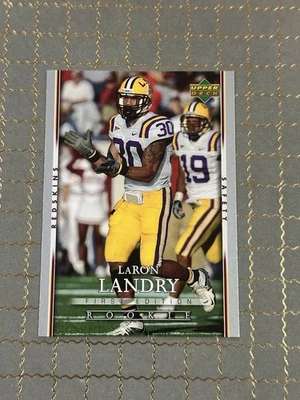 2007 Upper Deck First Edition LaRon Landry Rookie #124 Washington Redskins (A) - Image 1 of 2
