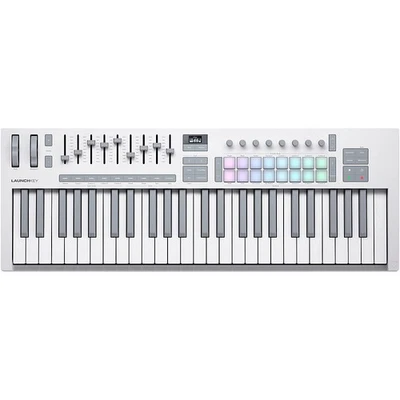 Novation Launchkey 49 MK4 Keyboard Controller White - Image 1 of 4