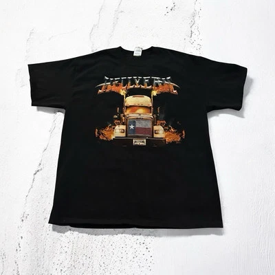 Vtg HELLYEAH Band Hotter Than Hellyeah Cotton Black T Shirt Men’s Size XL - Image 1 of 4