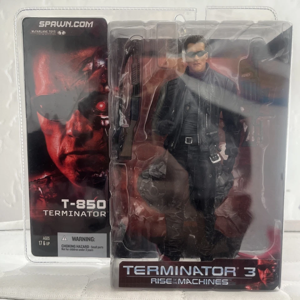McFarlane Toys 1/10 Terminator 3 T-850 Sealed New Action Figure Rare - Image 1 of 2