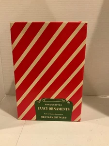 Vintage Schachtel mit 6 Montgomery Ward Weihnachtsschmuck - Bild 1 von 7