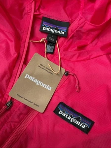 Patagonia Houdini Sz Large Full Zip Jacket Hot Pink Lightweight 42x30” New - Picture 1 of 15