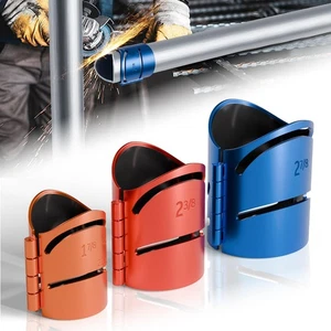 Pro Pipe Cutting Guide Kit, Metal Pipes Saddle Template for Angle Cuts, Magne... - Picture 1 of 7