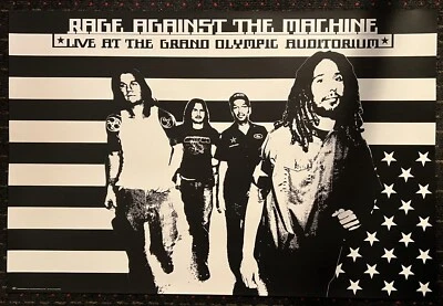 RAGE AGAINST THE MACHINE 24x36 record store promo poster Epic nü-metal 2003 RATM - Image 1 of 4