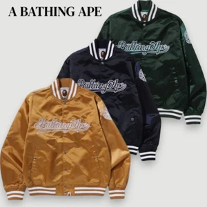 BAPE A BATHING APE BASEBALL VARSITY JACKET New Japan Authentic - Picture 1 of 16