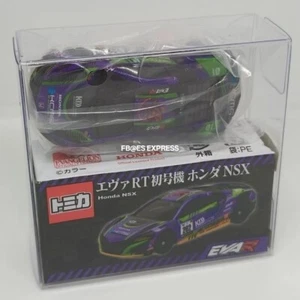 TOMY TOMICA [UNIDAD NEON GENESIS EVANGELION RT-01 HONDA NSX] EVA RACING RT - Imagen 1 de 3