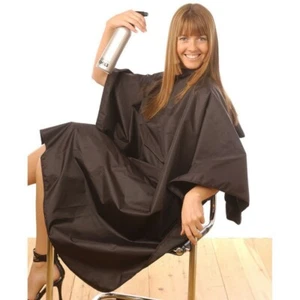 HAIRTOOLS TINT PROOF GOWN BLACK Black Tint-Proof and Waterproof Gown - Picture 1 of 1