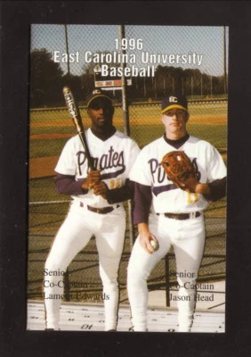 East Carolina Pirates--1996 Baseball Pocket Schedule--Sprint/Carolina Telephone - Image 1 of 2