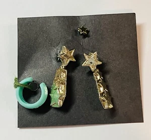 Vintage Hollywood Barbie Earrings & Bracelet Jewelry Star Ring - Picture 1 of 7