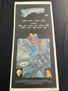 SUPERMAN THE MOVIE original poster- GREAT ARTWORK- CHRISTOPHER REEVE - Picture 1 of 1
