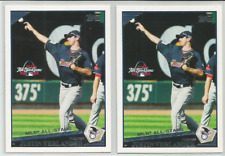 TWO (2) JUSTIN VERLANDER (Detroit) 2009 TOPPS UPDATE ALL-STAR CARDS #UH252 