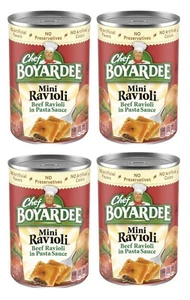 Chef Boyardee Beef Mini Ravioli in Italian Tomato Sauce - 4 Pack, Size 40 oz ea - Picture 1 of 24