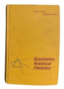 Vintage 1966 Quantitive Analytical Chemistry Fritz & Schenk Allyn & Bacon - Picture 1 of 5