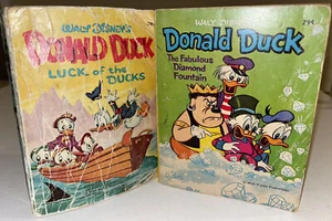 Lot Of 2 Big Little Books: Walt Disney’s Donald Duck-First Editions 1967 & 1969 - Bild 1 von 4