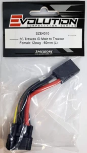 Evolution 3S Traxxas ID Type Male to Traxxas Female Adapter - 12awg Wire - Picture 1 of 1