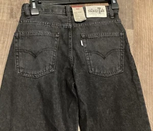 Levi’s Stay Loose Boy’s Silvertab Black Jeans Size 12 26x27 NWT Modern - Picture 1 of 6