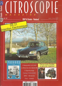 CITROSCOPIE 27 CITROEN DS 21 INJECTION ELECTRONIQUE CITROEN SM CIT C-SportLounge - Bild 1 von 2