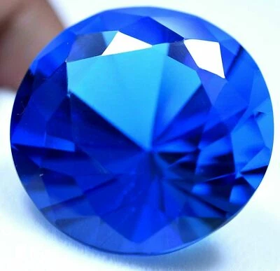 Lab Created 46.55 Ct Lustrous Blue Tanzanite GGL Certified Sparkling AAA+ Gem - Image 1 of 4