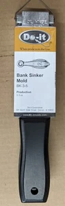 Do-It D1109 Bank Sinker Mold 5 Oz. (3 Cavities) BK-3-5 - Picture 1 of 4