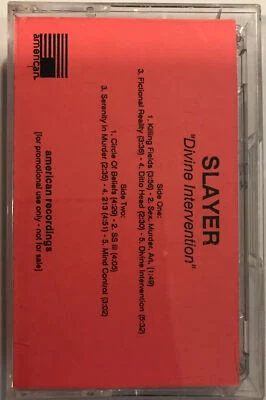 Slayer – Divine Intervention Cassette 1994 American Recordings PROMO - Image 1 of 2