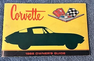 Corvette 1966 manual original del propietario de GM - 2ª edición - sin tarjeta de noticias - GM# 3879852 - Imagen 1 de 4