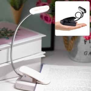 Leselampe LED Klemmleuchte USB Dimmbar Bettlampe Flexibel Schreibtischleuchte - Bild 1 von 14
