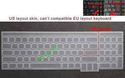 Keyboard Skin for IBM Lenovo ThinkPad W540 E530 E531 E535 E555C T540 W550s L570 - Image 1 of 4