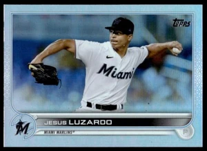 Jesus Luzardo 2022 Topps Series One Silver Foil Miami Marlins #11 - Bild 1 von 2