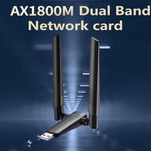 WiFi 6 5G Dual-band AX1800M USB WiFi Adapter Wireless Network Card - Picture 1 of 11
