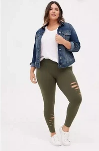 Torrid knöchellange Destructed Leggings Übergröße 2X - Bild 1 von 11
