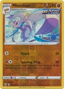 x1 Mienshao - 077/163 - Rare - Reverse Holo Pokemon SS05 Battle Styles M/NM - Picture 1 of 1